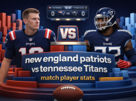 new england patriots vs tennessee titans match player stats