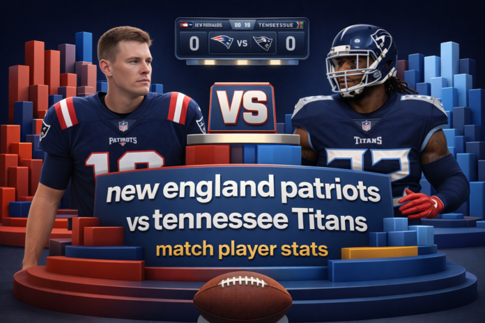 new england patriots vs tennessee titans match player stats