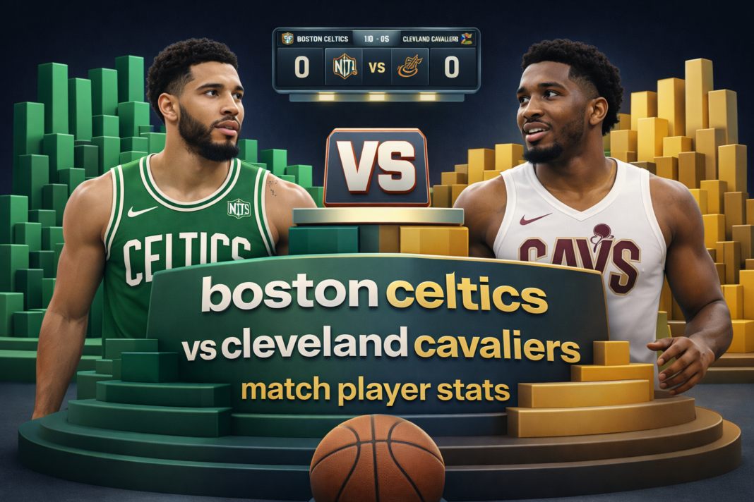 boston celtics vs cleveland cavaliers match player stats