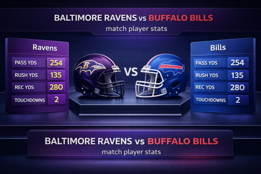 baltimore ravens vs buffalo bills match player stats