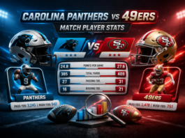 carolina panthers vs 49ers match player stats