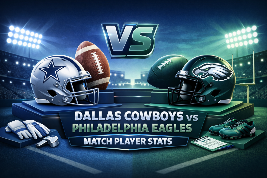dallas cowboys vs philadelphia eagles match player stats