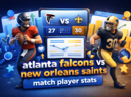 atlanta falcons vs new orleans saints match player stats
