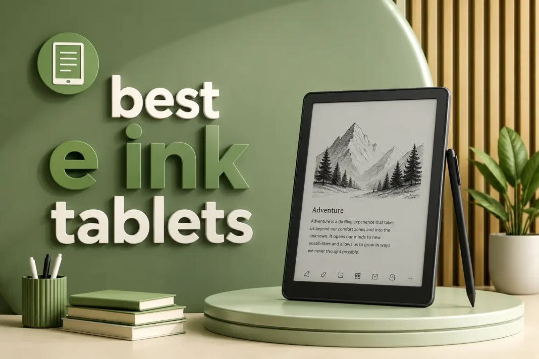 best e ink tablets