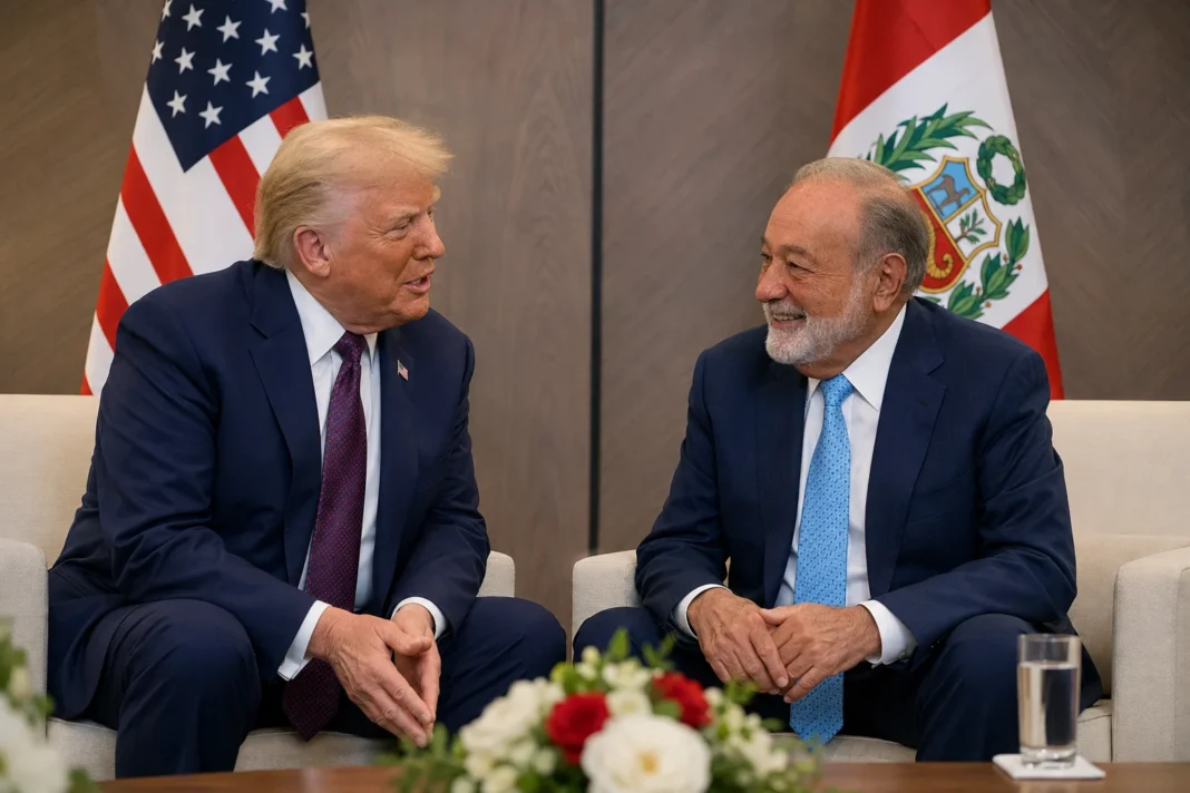 donald trump and carlos slim