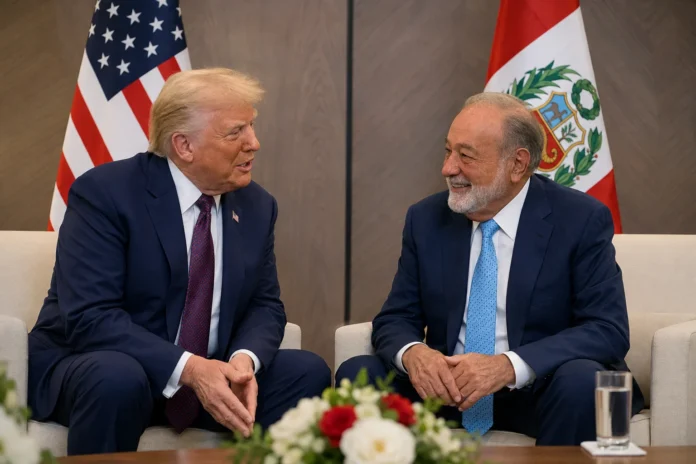 donald trump and carlos slim